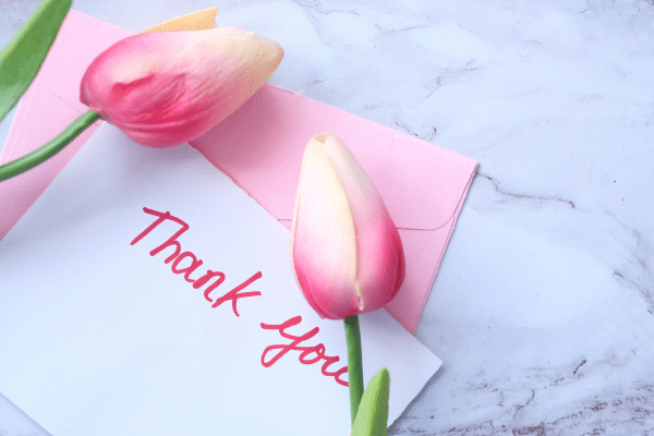 Thank you card
